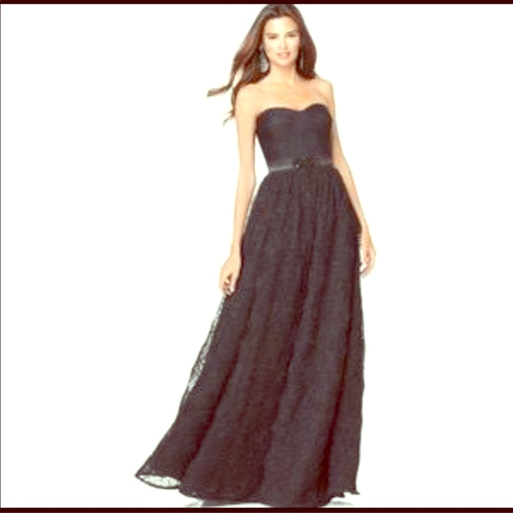 Adrianna Papell strapless ball gown sz.8 WORN ONCE